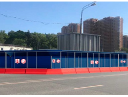 Тип 2.4 Защитно-охранное ограждение с пешеходной галереей | ГОРЗАБОР