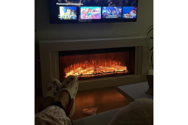 Линейный электрокамин Лайн