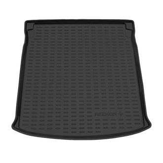 Коврик в багажник пластиковый (черный) для Audi A6 (98-04)  (Борт 4см)