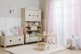 Стеллаж Бетти №9 из массива сосны 112 х 44 х 168 см