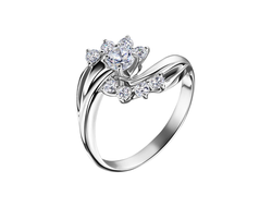 Кольцо танец бриллиантов арт. 811003.