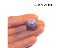 Аметист натуральный (галтовка) арт.21709: Бразилия - 8,5г - 18*17*17мм