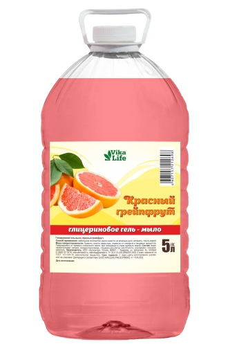 Глицериновое гель - мыло "VIKALIFE" антибактериальное, 5л