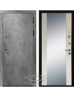 ЙОШКАР-ОЛА. ВЕРТА 110 мм (ТРЕХКОНТУРНАЯ). БЕТОН ТЕМНЫЙ/ ЗЕРКАЛО maxi. ПОВЫШЕННАЯ ТЕПЛО- И ЗВУКОИЗОЛЯЦИЯ.