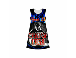 Платье 3D с полной запечаткой Сектор Газа, Юрий Хой №17