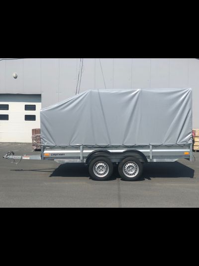 Прицеп «Спутник» (3420х2000х330) двухосный, оцинкованная рама, с силовым подрамником