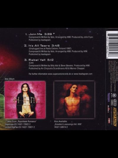 HIM Join Me CD Single