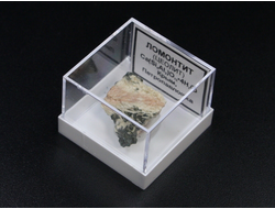 Ломонтит (Цеолит), в пластиковом боксе, Крым, Петропавловка №24187