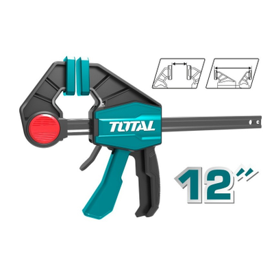 Струбцина быстрозажимная 63x300мм TOTAL 12"