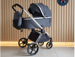 Детская коляска 3 в 1 Luxmom Темно-серый