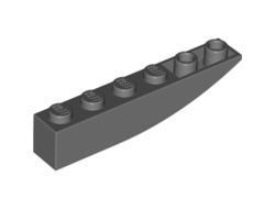 Slope, Curved 6 x 1 Inverted, Dark Bluish Gray (42023 / 4210779)