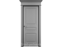Межкомнатная дверь  Нафта 3, серая эмаль