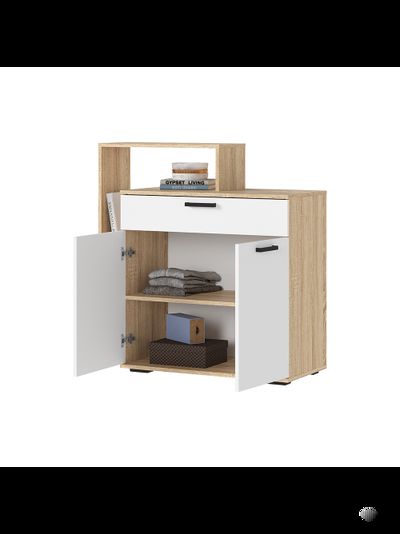 Санса КМ-01 Комод 1000 Сонома/Белый