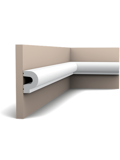 Гладкий молдинг из полиуретана Orac Decor коллекция Luxxus P8060
