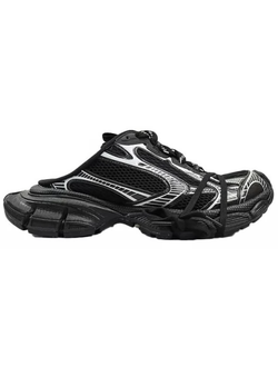 Balenciaga 3XL Mule Black White