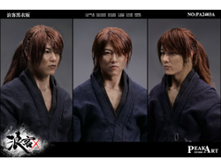 ПРЕДЗАКАЗ - Бродяга Кэнсин (в черном) - КОЛЛЕКЦИОННАЯ ФИГУРКА 1/6 scale Roku black version (PA2403A) - PEAKART STUDIO ?ЦЕНА: 38900 РУБ.?