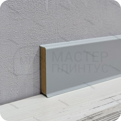 Плинтус ХДФ Dollken Cubu Flex Life 100мм Х 2,5 м 1012/1202 Серый