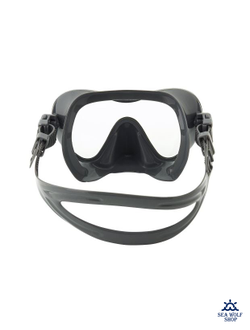 Маска для дайвинга Sargan "АГИДЕЛЬ"  серый стальной силикон