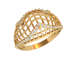 Кольцо золотое 585 пробы. Артикул: КЕ-1229