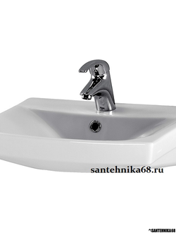 Раковина умывальник Cersanit Carina 50 55 60 70 см с пьедесталом или полупьедесталом