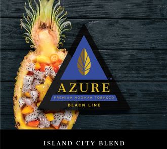 Табак Azure Island City Blend Тропические Фрукты Black Line 100 гр