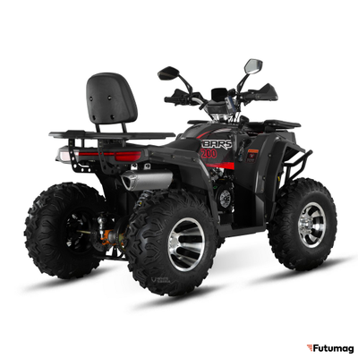 Бензиновый квадроцикл WHITE SIBERIA BARS 200CC PRO Черный