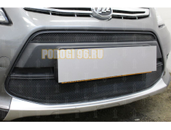 Защита радиатора Lifan X50 2015- (2 части) black