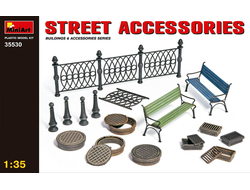 Сборная модель: (Miniart 35530) Уличные аксессуары