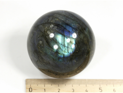 Шар Лабрадорит, Мадагаскар (50 мм, 157 г) №35332