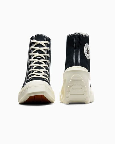 Заказать в Москве кеды на лето Converse Chuck 70 De Luxe Wedge Heel черные высокие на каблуке