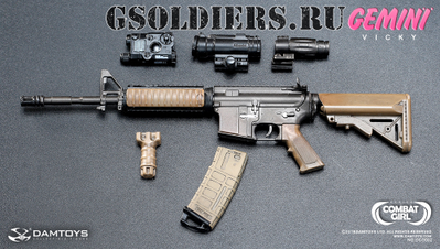 Боевая близняшка Vicky - Коллекционная фигурка 1/6 COMBAT GIRL series Gemini Vicky  (DCG002) - DAMTo