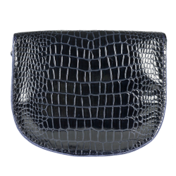 Кожаная женская сумка Amendola dark blue (арт. 8003-19)