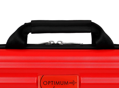 Пластиковый кейс для ноутбука 13 - 14 дюймов Optimum, красный