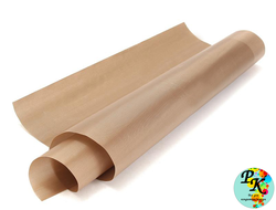 Тефлоновый коврик для выпечки многоразовый, коричневый, с антипригарным покрытием, 30*40 см