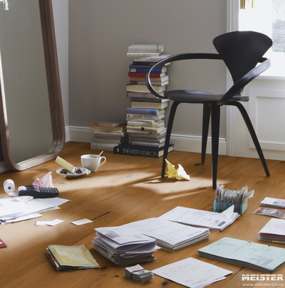 Паркетная доска Meister Дуб Витал Бакеральм 8834 в интерьере