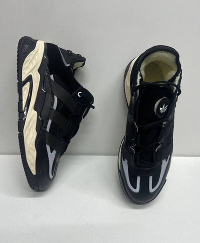 Adidas Niteball Black and Beige с мехом