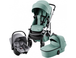 Коляска 3в1 Britax Roemer Smile 5Z Jade Green + BS CORE Frost Grey
