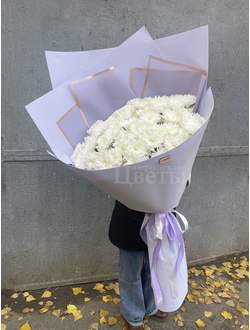 Букет-гигант из хризантем