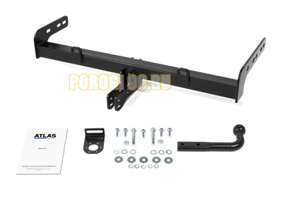 Фаркоп, шар A, 1100/75 кг. Atlas для Lada Granta SE/LB 2011-2018