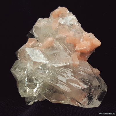 Апофиллит и стильбит. 57*55*35мм (ААА)