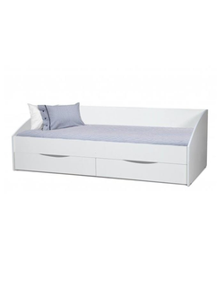 Кровать Фея 3 (симм) Белый (Олмеко)