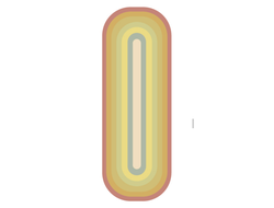 Коврик спортивный профессиональный 1,83*61*1мм №33
