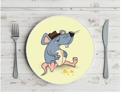 Тарелка "Крыса" №3