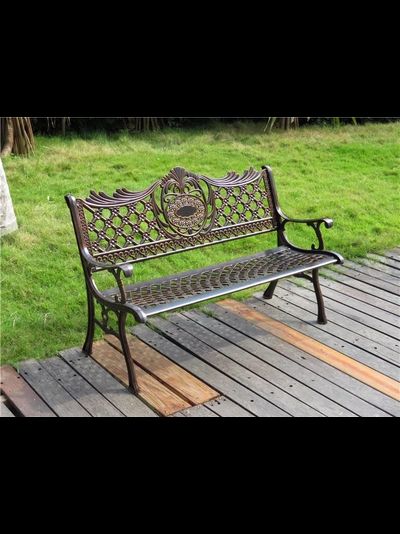 Садовая скамья из литого алюминия RIO