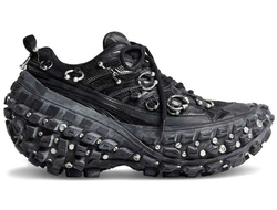 Balenciaga Defender Screw Sneaker With Piercings Black
