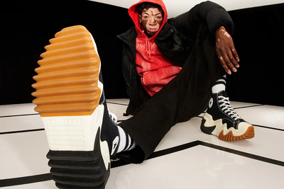 Женские кеды Converse Run Star Motion CX (Конверс Ран Стар Моушен) черные высокие