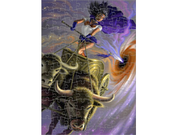 Пазл с символикой "Быка" №8