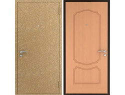 Железная дверь с отделкой порошковым напылением и МДФ. Модель ДК964