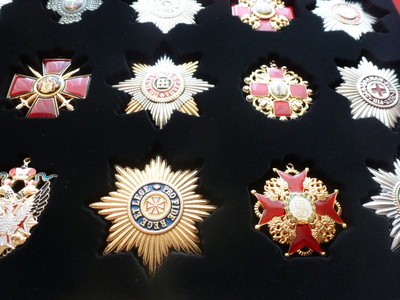 Коллекция "Ордена Российской Империи" в планшете! Качественные муляжи!