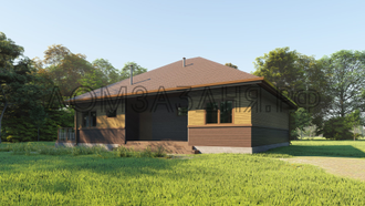 Коттедж 13x11,2